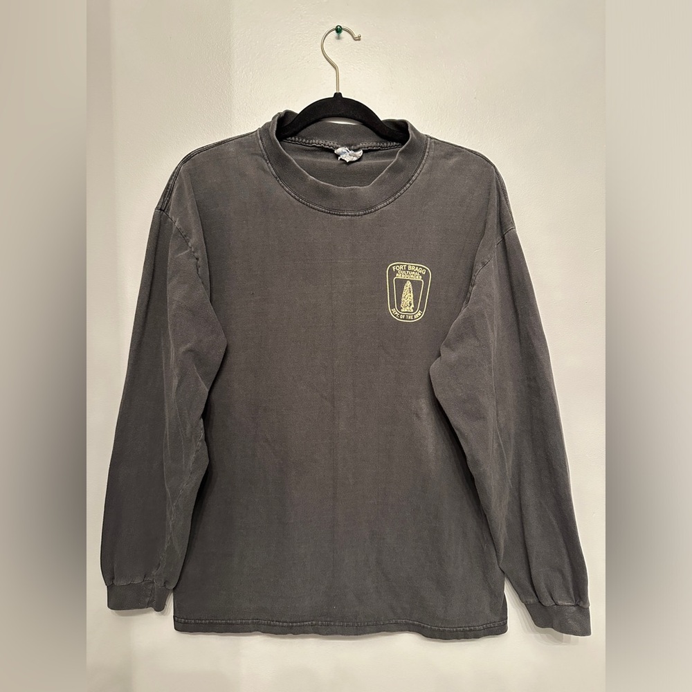 Vintage Fort Bragg Cultural Resources Dept. of the Army long sleeve t-shirt